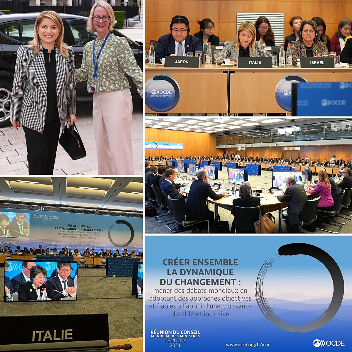 U/S @tripodimaria participates in @OCDE_fr ministerial. 🗣️“Italy supports a stronger projection worldwide of OECD , capable of welcoming new strategic partners in #LatinAmerica and #IndoPacific and will continue to encourage this path of enlargement.'