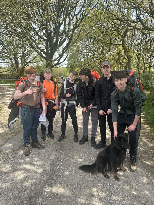 It's been a fantastic day for one of our Duke of Edinburgh bronze expedition groups today! 🏕️☀️