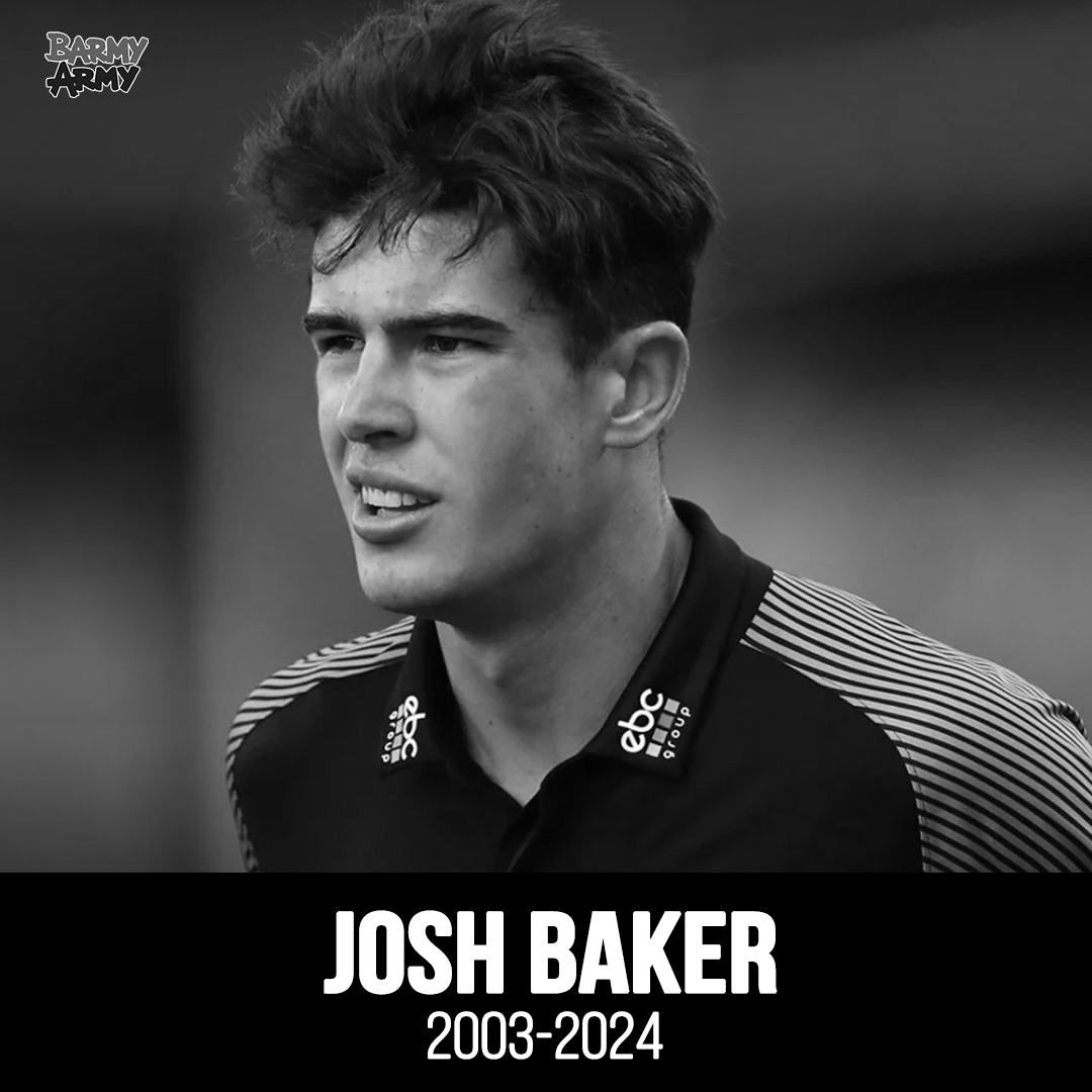 RIP Josh Baker 💔

Our thought are with his friends, family and everyone <a href="/WorcsCCC/">Worcestershire CCC</a> at a truly awful time.