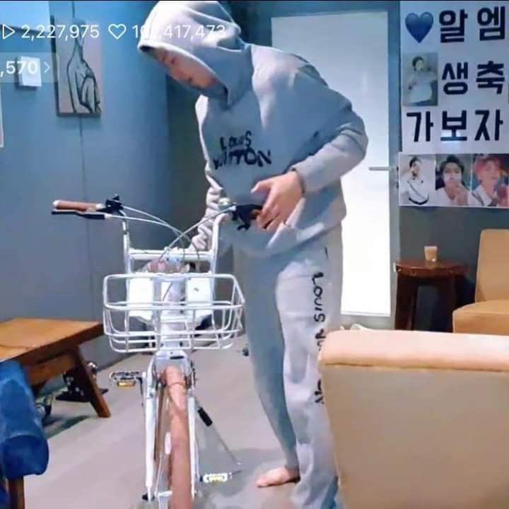 something about namjoon with bikes