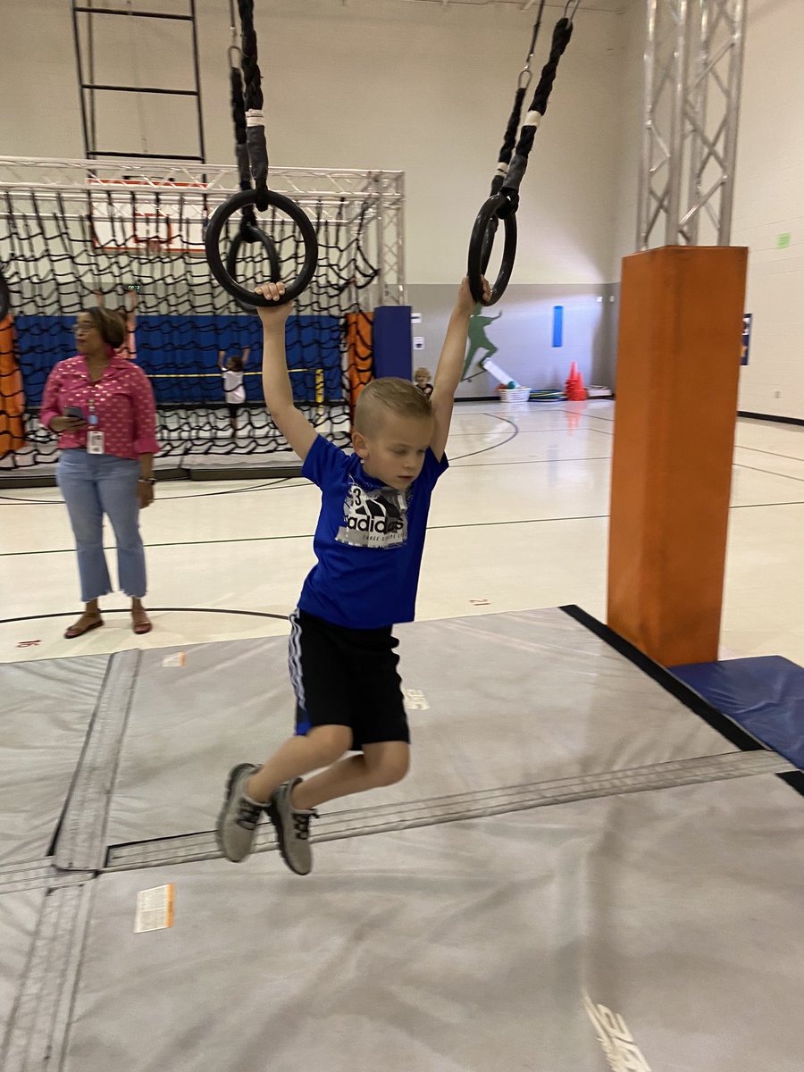 What better way to celebrate May than have the Ninja Gym come to BSE!!! @drrusselldyer @cville_schools