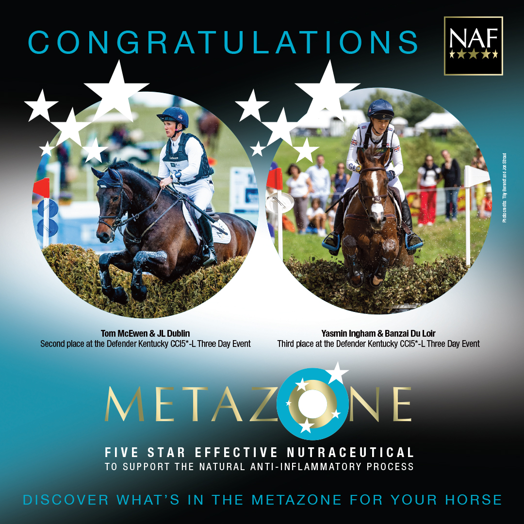 We're still on a high from the weekend! Both JL Dublin & Banzai du Loir are fed Metazone, our Five Star effective nutraceutical to support the natural anti-inflammatory processes. To discover what's in the Metazone for your horse, DM us💙