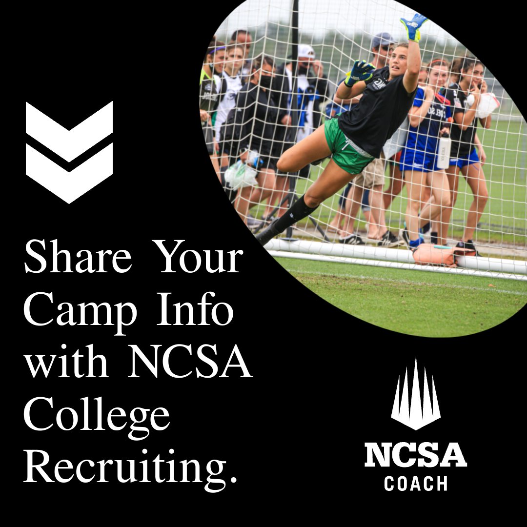 📢 Attention camp organizers! Want to increase attendance at your camps this season? Share your info with NCSA for help ensuring full attendance: hubs.li/Q02vTnFN0 Don't miss this chance to reach more athletes and make your camps a success. #CampSeason #NCSA #Coaches 🌟👟