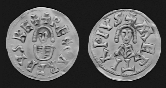 FCMart1n's tweet photo. THORN (Þ) NO ALFABETO MONETAL VISIGODO?
Nesta moeda galaico-visigoda de #Merza, o nome de #Recaredo (586-601) está escrito dun xeito curioso:
☩ RECCAREÞVS RE(x) ☩ | MERTIA PIVS ☩
"Recaredo, rei, | pío en Merza"➡️ https://t.co/JikcVgtNHa