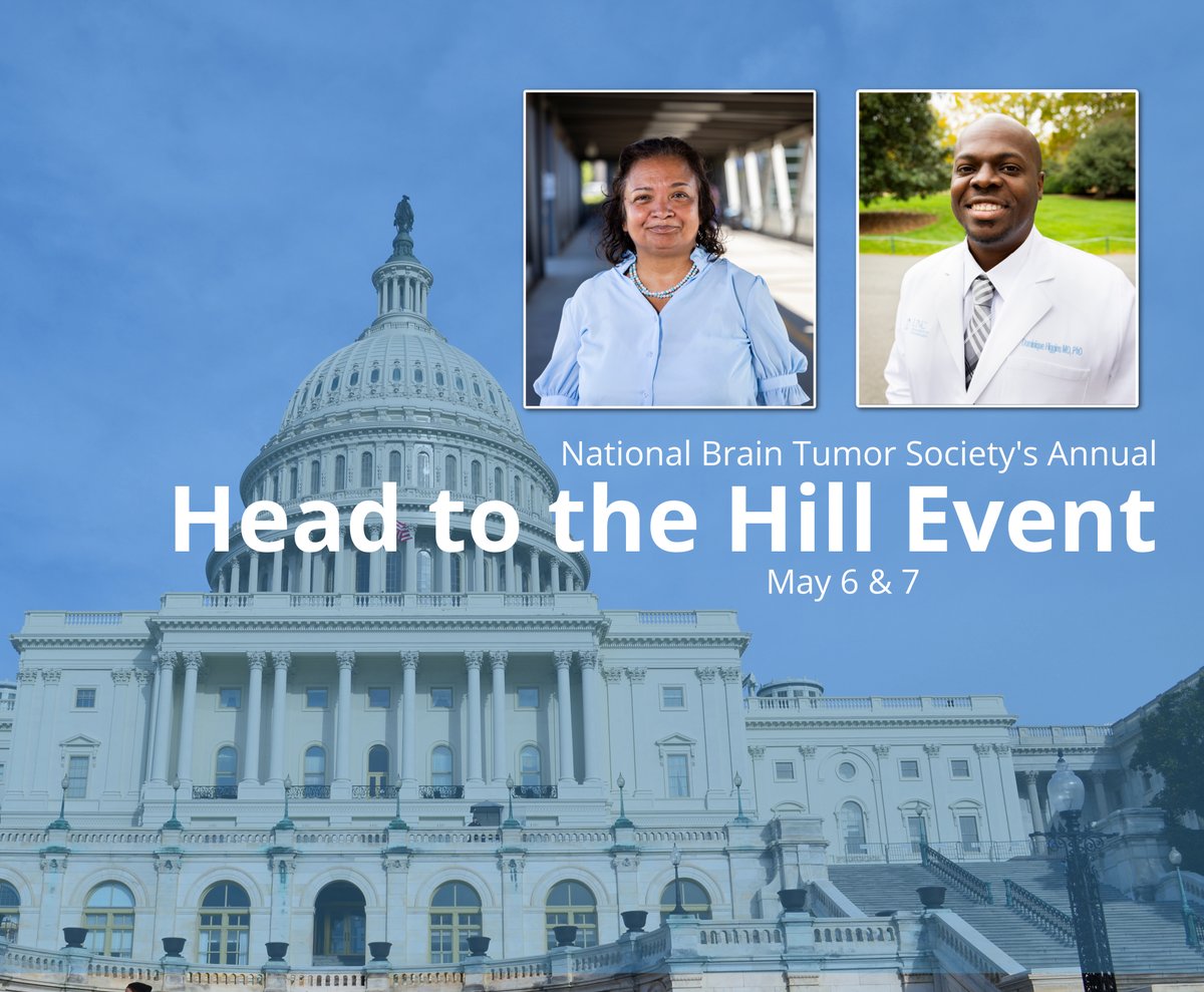 Dr. Sengupta & Dr. Higgins are heading to the Hill to advocate for their patients by helping policymakers understand the urgent needs of the #BrainTumor community+how they can support treatment & research bit.ly/3JGCfcq @NBTStweets #GoGrayInMay #BrainTumorAwarenessMonth