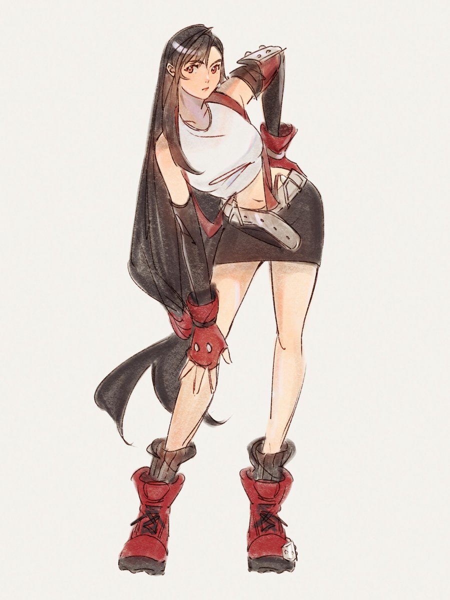 Decided to draw tifa classic outfit to commemorate her day! #HappyBirthdayTifa #ティファ誕生祭2024
