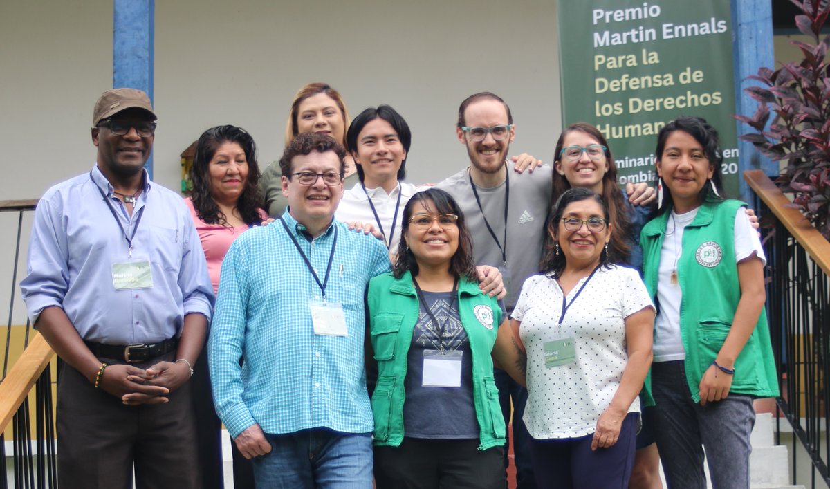 Latin American Laureates of @MartinEnnals Award met in Colombia in April. They highlighted the importance of the Award in their protection & recognition, while exposing impunity, criminalization of HRDs & lack of financial resources, as threats to their safety and sustainability