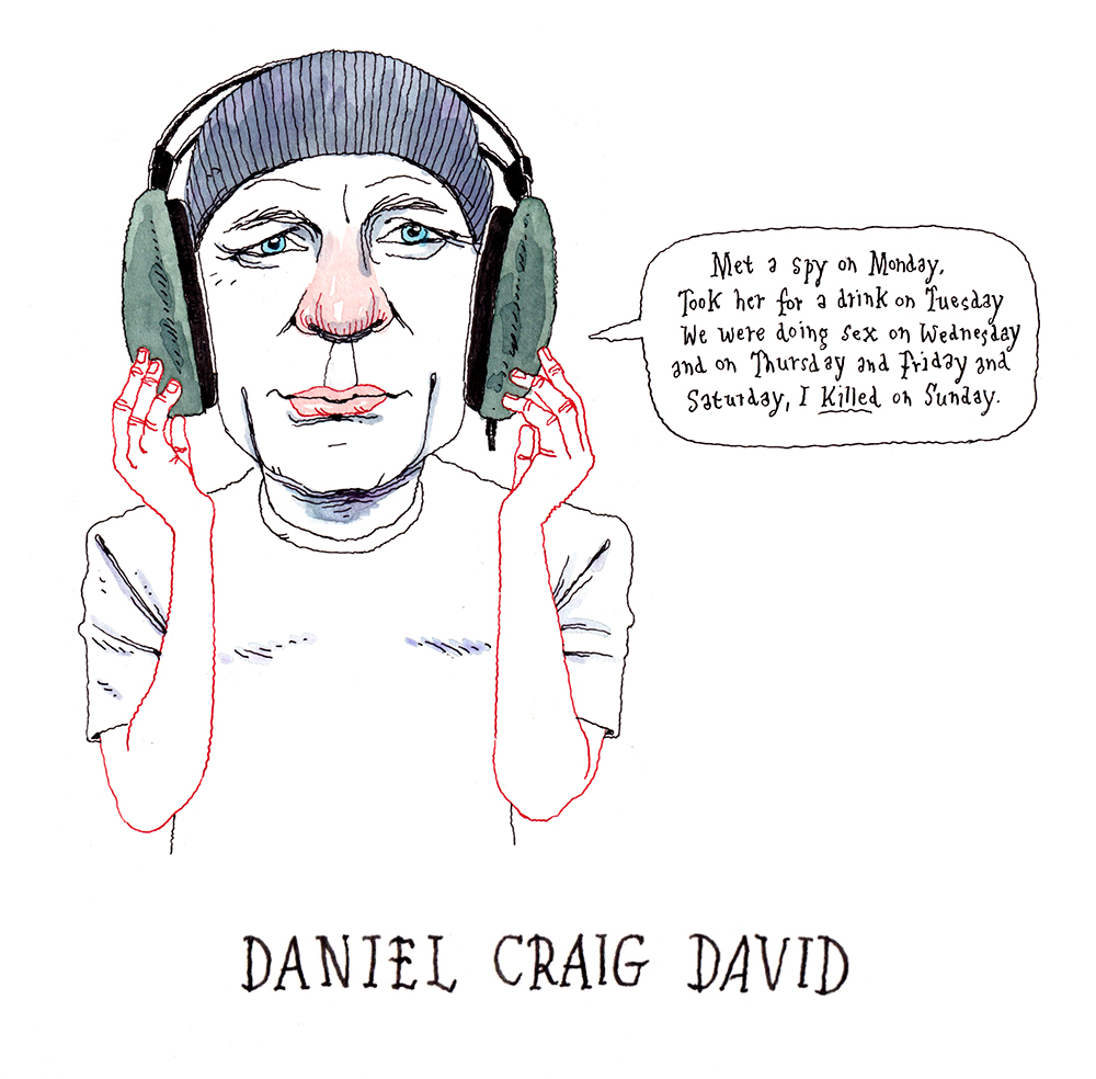 Another fused celebrity. #danielcraig #craigdavid