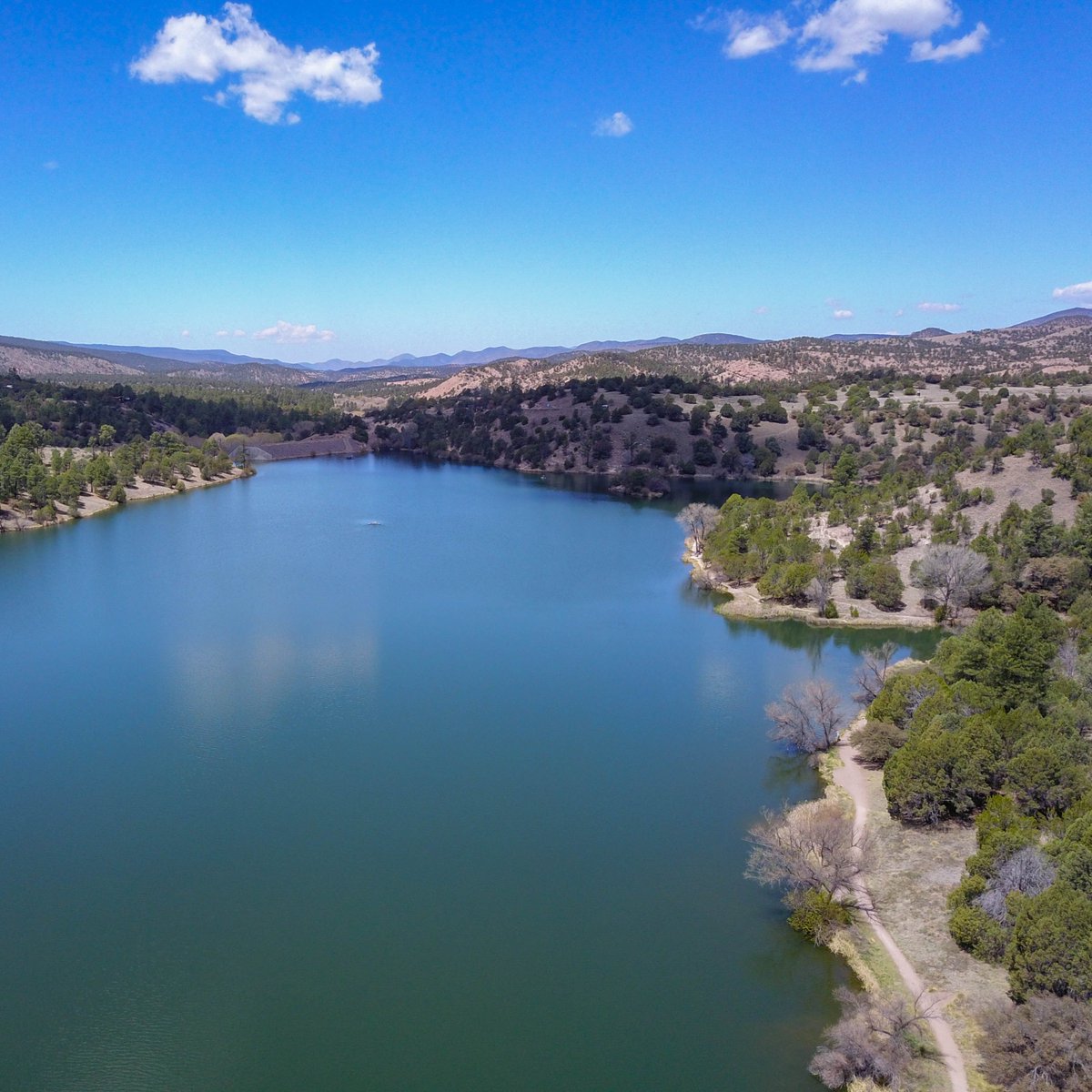 Lake Roberts on the Trail of the Mountain Spirits through the Gila.

#NewMexico #nature #travel #waterisprecious #Gila #MimbresValley #roadtrip #daytrip #hiking #hikingadventures #OptOutside