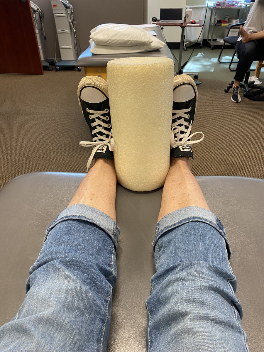 Trying hard in physical therapy to not fart….PT is hard! 😉