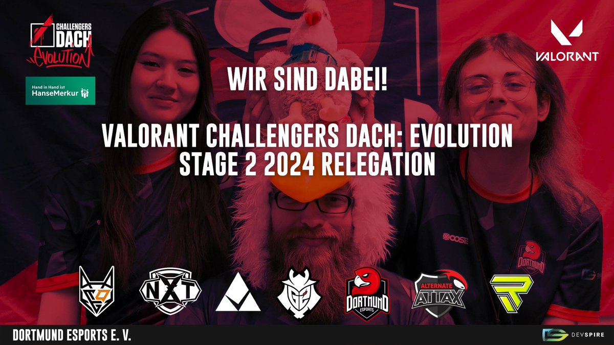 🦅 RELEGATION 🦅

Wir sind unglaublich stolz euch mitteilen zu dürfen, dass wir uns über den Valorant Premier-Modus für die Relegation der @valleague_dach qualifiziert haben!

Auch wenn der Split in der @projectvgg etwas holprig war, lief es im Premier umso besser. Ein Post über