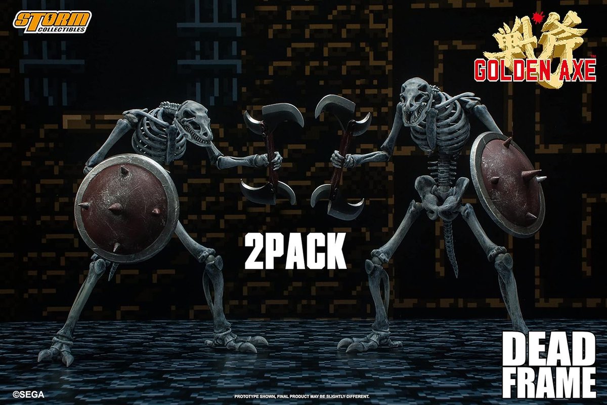 ⚠️💀💥ALERT💥💀⚠️
#Statoversians!
👁🌛👁
     🫶
Storm Collectibles Golden Axe Dead Frame Skeleton 2-pack is down to ONLY $40.90 on Amazon! 

#stormcollectibles #toynews
#dealoftheday
TSO'VIN!! - 
amzn.to/3wkoflM #ad