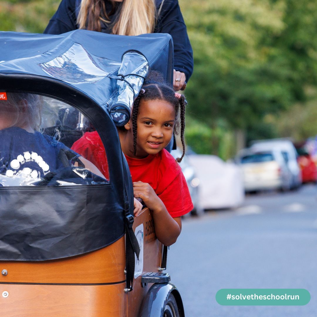 Our data modelling shows the majority of trips driven to London primary schools are over 1 mile in length. Electric cargo bikes can be a game-changer to replace car use for these longer school runs. Multiple kids, bags, hills, rain? SORTED @cargorevolution #activetravel