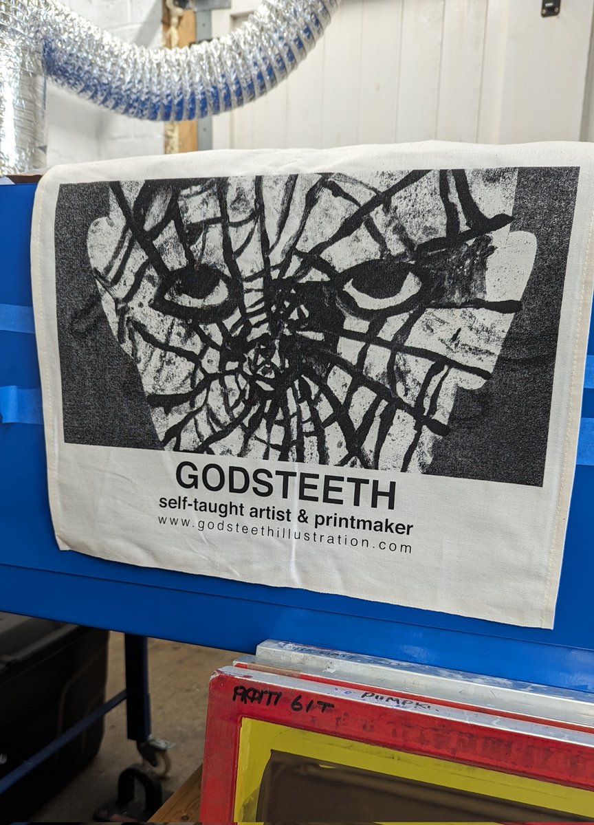 Made a new table banner for print fairs. I'm at <a href="/cheshireprintfa/">Cheshire Print Fair</a> this Saturday. Free entry. Come say hello.