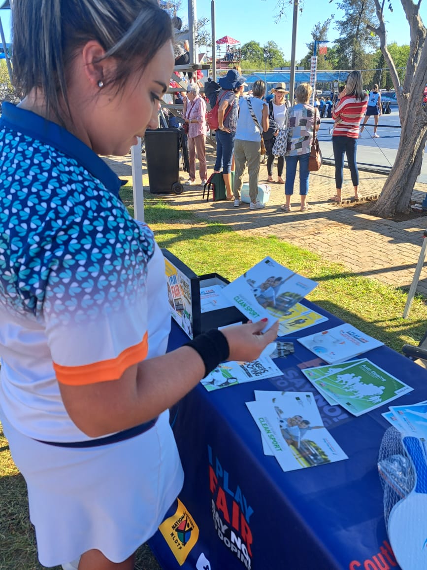 Day 1 of the Wildeklawer Rugby and Netball Tournament in Kimberley. #SAIDS is conducting an athlete engagement program during this tournament. #WilderklaverKimberley #WildeklawerRugby #AntiDopingEducationOutreach #WildeklawerNetball