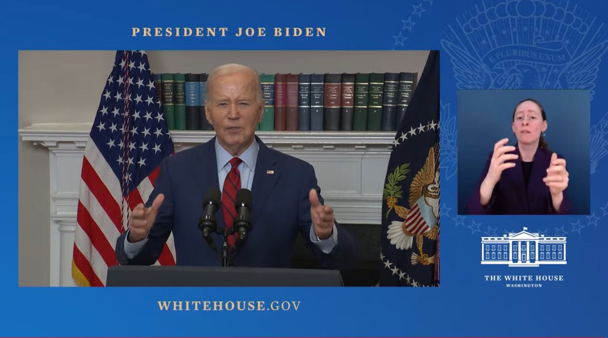 Biden, a few moments ago: “Destroying property is not peaceful protest. It's against the law. “Vandalism, trespassing, breaking windows, shutting down campuses, forcing the cancellation of classes & graduations …none of this is peaceful protest.”