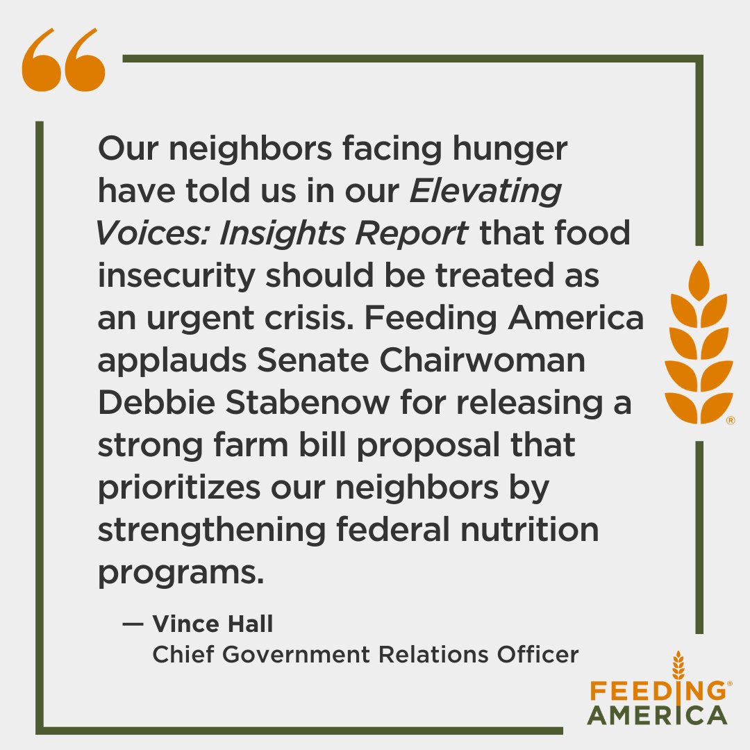 We urge Congress to pass a bipartisan #FarmBill that strengthens & protects federal nutrition programs that provide critical food assistance to help millions of people across the country get the nutritious food we all need to thrive. 📰 Full Statement: bit.ly/3UpRWtv