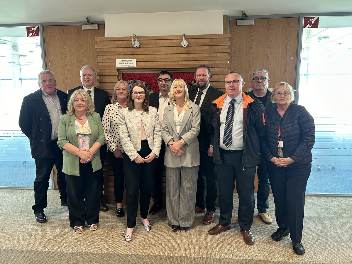 Really constructive roundtable discussion on Budget/Pay⁩ w/ ⁦@dptfinance⁩ minister ⁦@CArchibald_SF⁩ &public sector unions ⁦@nipsa⁩ ⁦@UNISONNI⁩ ⁦@UniteunionNI⁩ ⁦@NASUWT_NI⁩ ⁦@UTU_edu⁩ @INTO_NI ⁦@GMBNI⁩ @siptu ⁦@FBUNIreland⁩