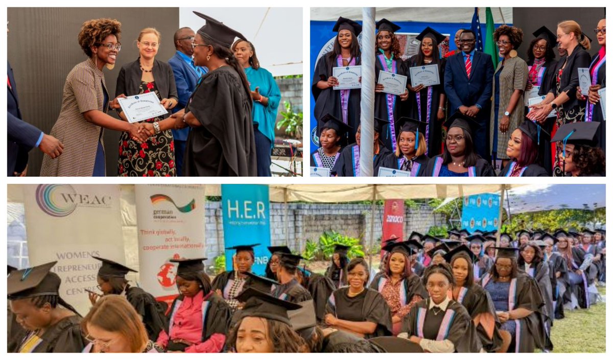 Congrats to the 117 women entrepreneurs from Lusaka, Kitwe, Ndola, & Livingstone who graduated from the #AWE program! AWE, a U.S. government initiative with @weaczambia, equips women with tools to grow businesses. Learn more: ow.ly/kT5k50RuPNR #USWithZambia #AWEnergized