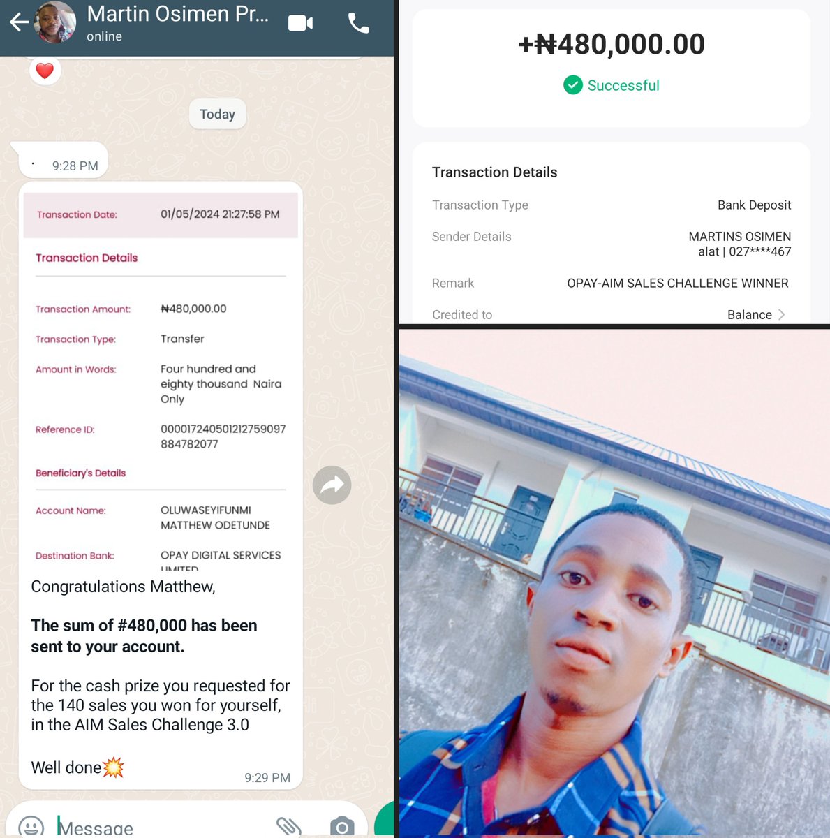 Wow stop playing😱... I've been credited 480k cash prize 4 winning 140 sales challenge & it's even my first time 🔥 @promptearn making greater things out of me. I'm so grateful Lord 🙏 Thanks so much @MartinsOsimen_ and @BamsonOfficial for this wonderful affiliate platform.
