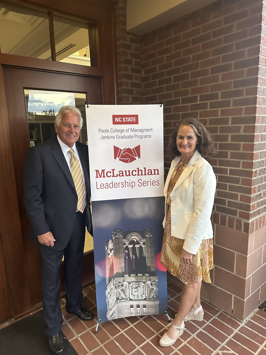 Last night, we had our ninth(!) annual McLauchlan Leadership Series dinner celebrating our newest Poole College of Management Jenkins MBA graduates from the series. Thank you to Russ and Cara McLauchlan for their vision and support!

<a href="/NCStateMBA/">NC State Jenkins MBA</a>  <a href="/leighshamblin/">Leigh Shamblin</a> <a href="/CaraMcLauchlan/">Cara McLauchlan</a>