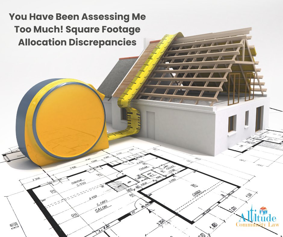 If your association bases assessment allocation on square footage, learn how to handle discrepancies in Angela Hopkin’s latest article!
altitude.law/resources/arti…
 
#HOALaw #HOAManager #AltitudeCommunityLaw #ColoradoHOA #HOAEducation #HOANewsletter #HOAAssessments