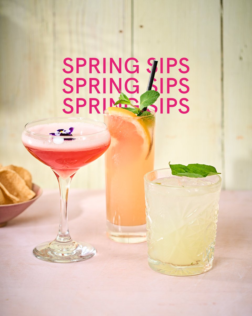 Discover our limited edition Spring Sips. 🍹🌸 Embrace the season with our refreshing new lineup of cocktails, perfect for sipping with friends. Experience the vibrant flavours of our Thai Breeze, Paloma, Lychee Angel, and Flirtini.