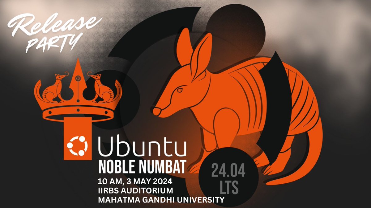 Ubuntu 24.04 LTS Release party organised by Mahatma Gandhi University, IIMPS and IIRBS. 10 AM 3 MAY 2024. Venue: IIRBS Auditorium.
#ubuntulinux #releaseparty