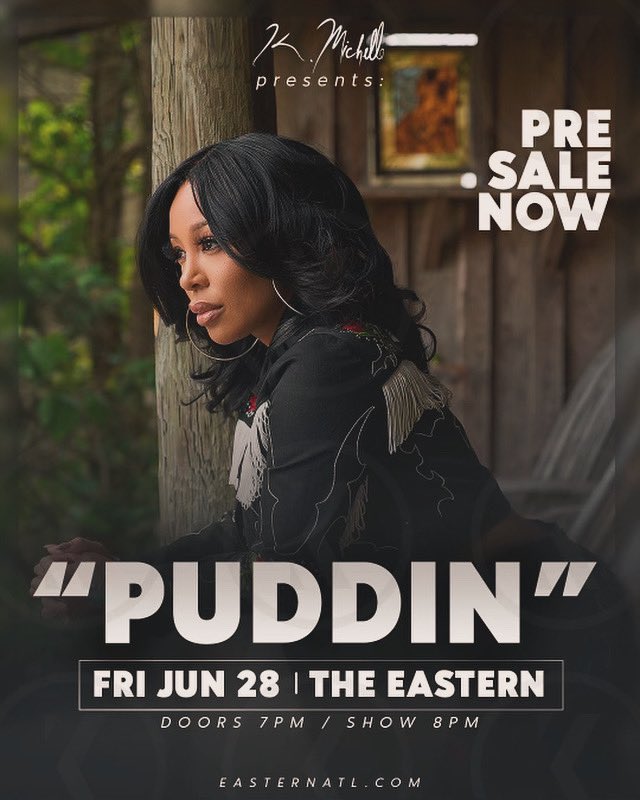 Atlanta! MY VERY FIRST COUNTRY SOLO CONCERT EVER IS HERE🙌🏾 PRESALE TICKETS ARE AVAILABLE NOWWWWWW, with my password “Puddin” bit.ly/kmichelleatl