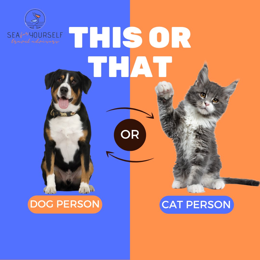 Both?  #DogsVsCats #PetDebate #AnimalLovers #FurBabies #SeaForYourself