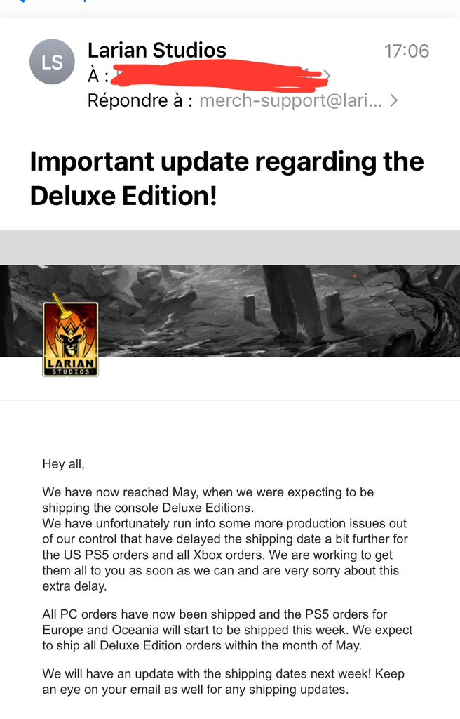 Thanks for the update @larianstudios I’m sooooo hyped. Euro version here maybe this month HELL YEAAAAAHHHH !!! #BaldursGate3 🙏🏻🔥🤩❤️