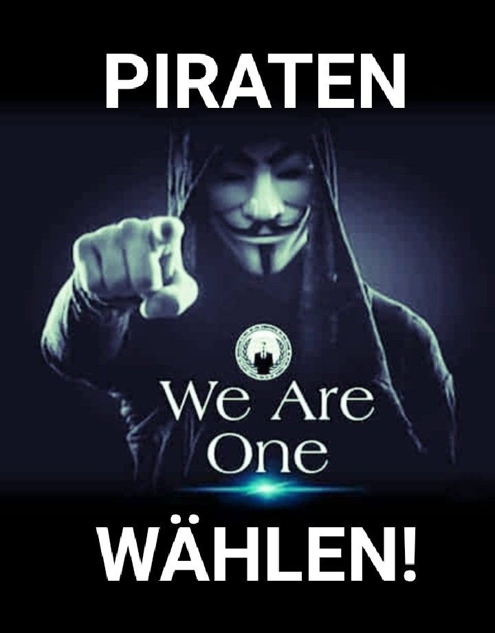 Freiheit ? Würde ? Teilhabe ? Kein Bock auf Nazis? Digitale Sicherheit ? @Piratenpartei wählen! #Maske #Goebbels #Piraten