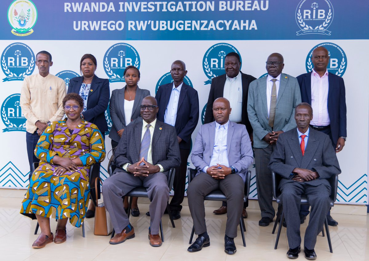 The RIB Team, led by Director General of Crime Investigation Twagirayezu Jean Marie, received members of the anti-corruption commission of South Sudan who are in Rwanda for a study tour aimed at benchmarking strategies to combat corruption and injustices.