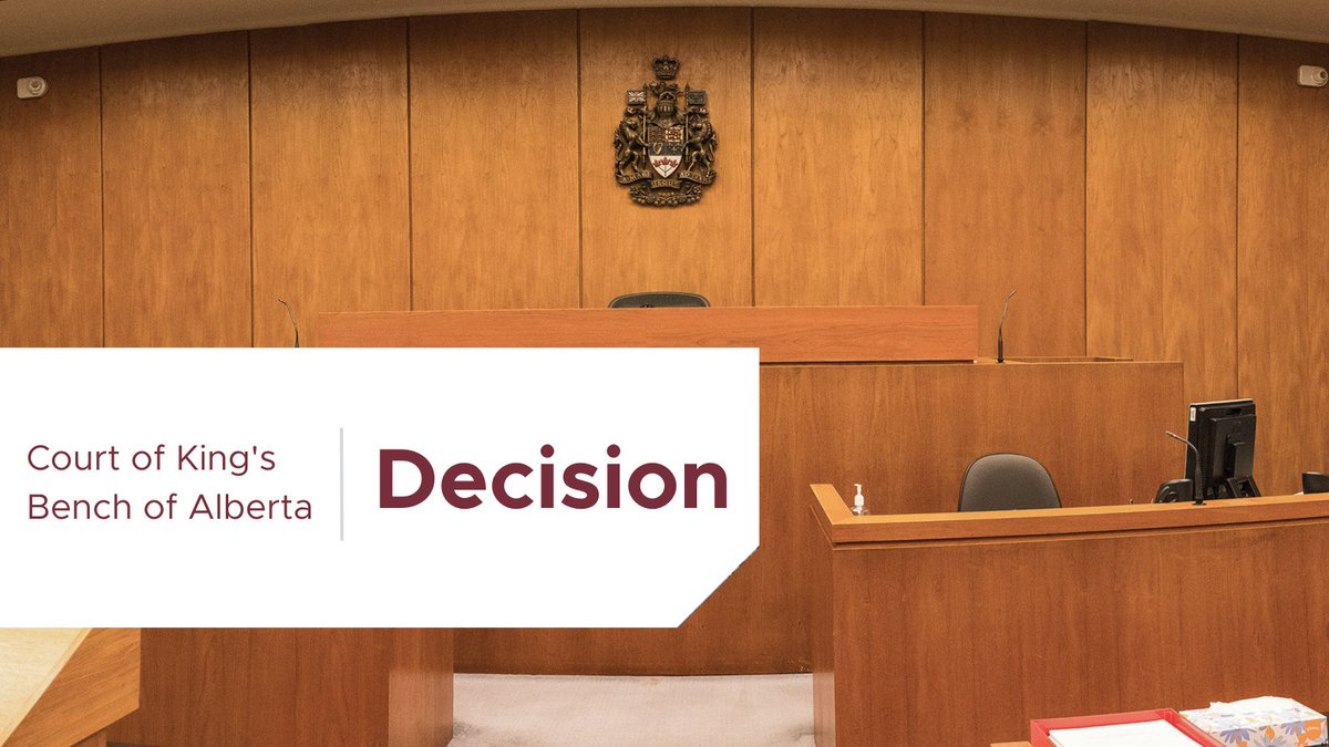 An Alberta man has been sentenced to 30 months in jail after he was found guilty of sexual assault. The #ABKB judge found that recent amendments to the Criminal Code regarding conditional sentence orders were not appropriate in this case. Full decision: canlii.ca/t/k4b6v