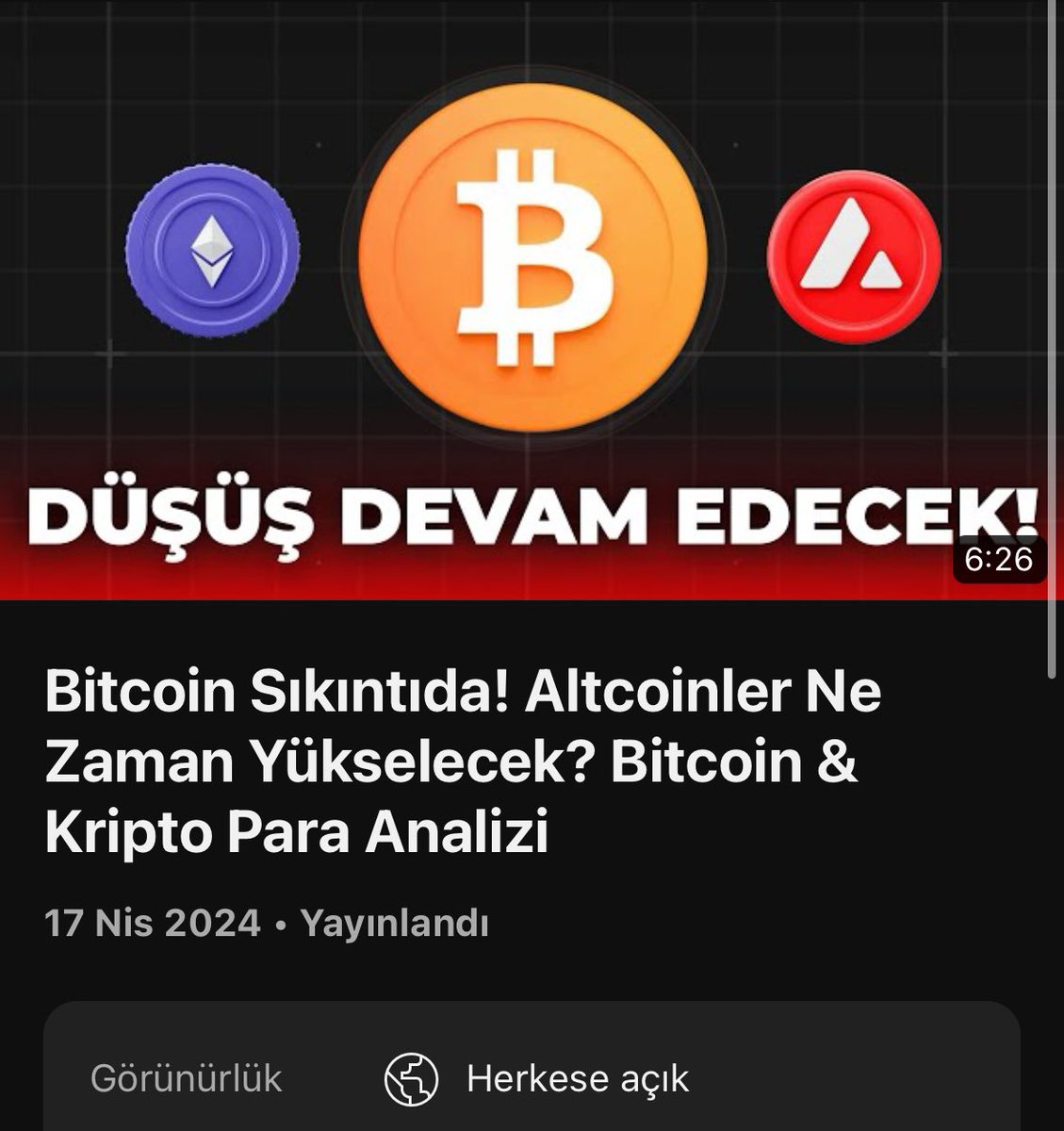 2 hafta önce $BTC 65 bindeyken Videonun kapağına kocaman “DÜŞÜŞ DEVAM EDECEK!” yazmışım. Her içerikte bas bas bağırmışım düşüşün derinleşeceğini. İnatla dinlemeyenler şimdi ben dipten topluyorum dediğimde “sondo do nokot botmoyor” diyecek. Evet kardeşim nakitim bitmiyor çünkü…