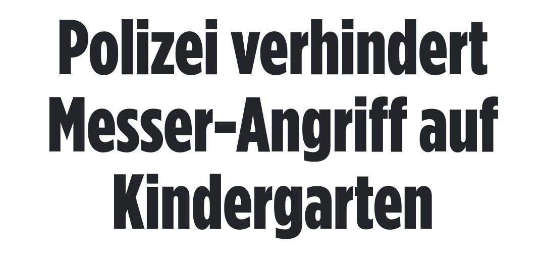 In #Aschaffenburg wollte ein Syrer mit einem Messer eine Kita angreifen. Seine Kinder kann man nicht mehr schützen, es ist zum Verzweifeln. 😭