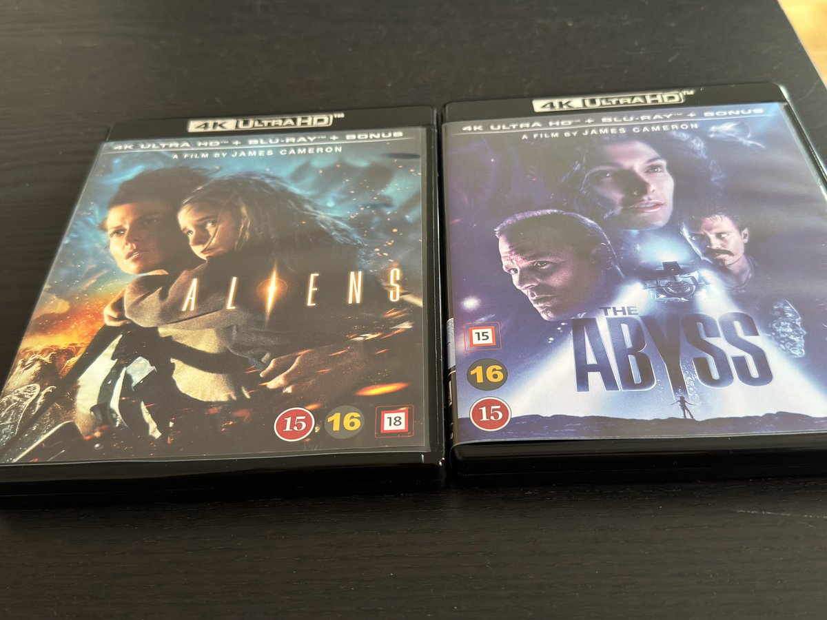 Time for some ‘80’s magic in glorious 4K #aliens #theabyss