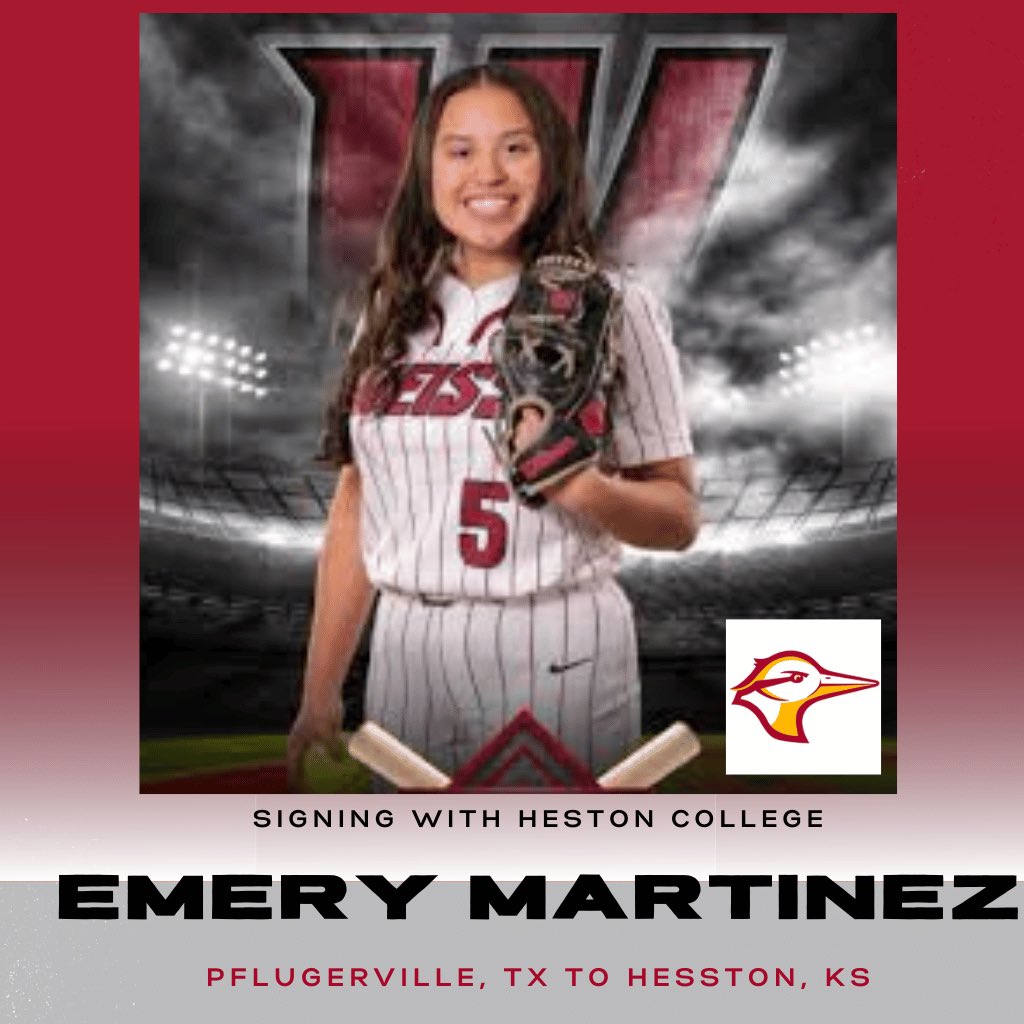 WeissSoftball's tweet image. Big Day Today. 4:30 Weiss HS Main Gym . Come out and Help Us celebrate Emery as she signs to continue her playing and academic career with Hesston College.