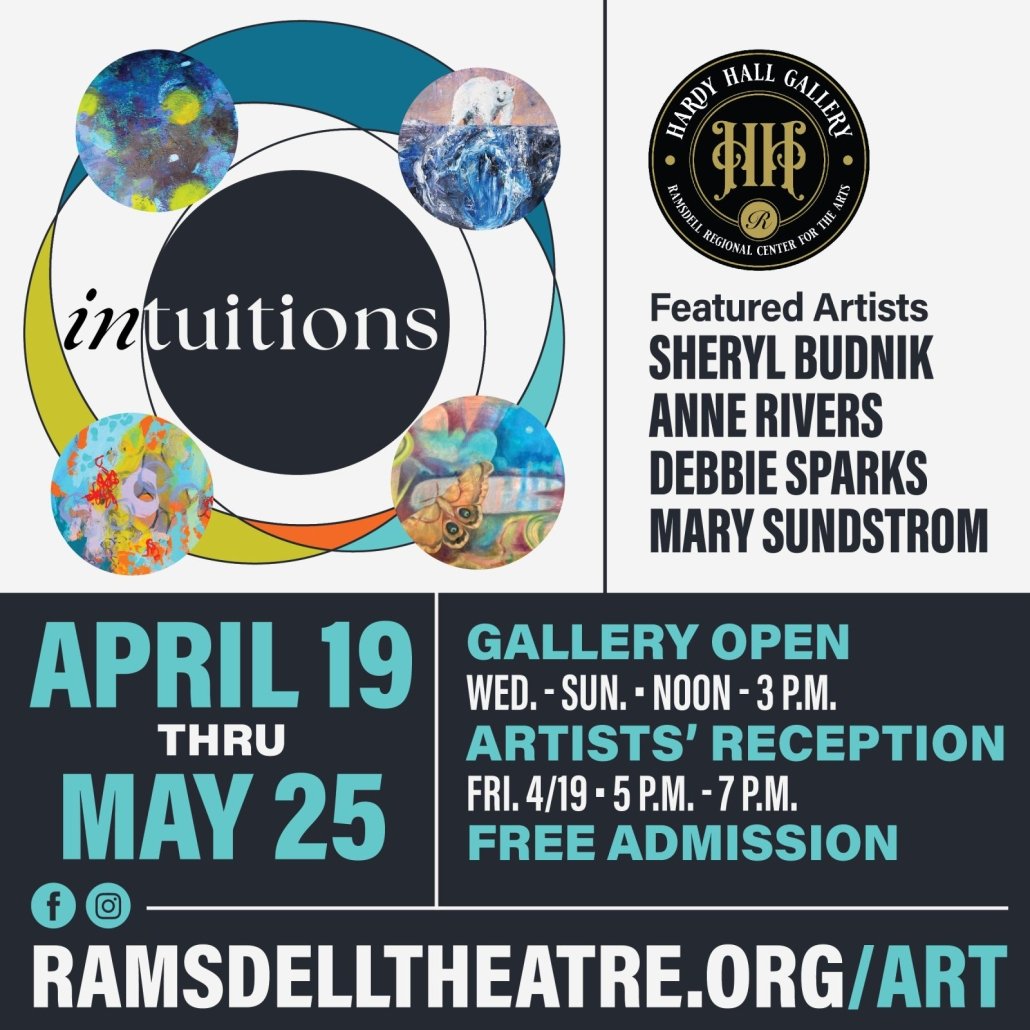 Do you like abstract art? Of course you do! Come by the Ramsdell Theatre and visit the Intuitions Art Showcase. 🧑‍🎨

No tickets needed this time! Come on in!