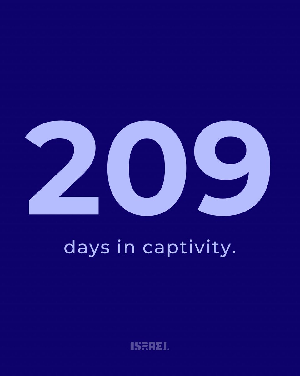 133 Israeli men, women and children. 209 days in captivity. To others these are just numbers, but to us, these are our families, our friends, our neighbors. #LetThemGoNow