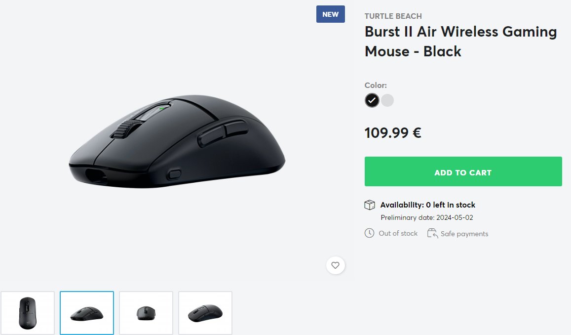 I remember really liking the Roccat Burst pro. 
The only downside were the clicks that felt alright but sounded very weird.
If this one has better clicks, i might get this one.