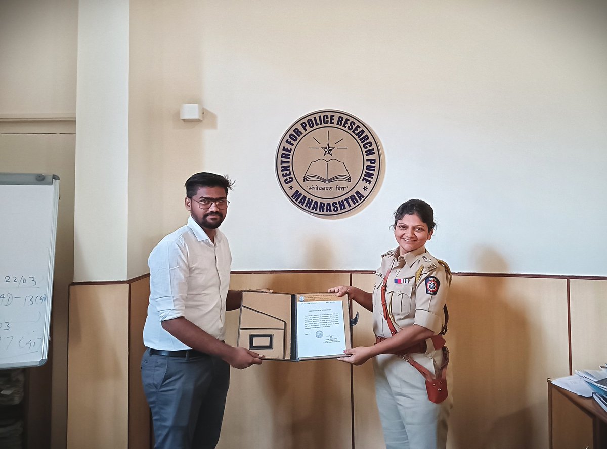 Completed the internship as a Cyber Security Researcher In Centre for police research.
It was a wonderful journey of the learning and exploring thing in #DigitalForensics & #Malwareanaltsis 
#internship #CyberSecurity #CyberSec