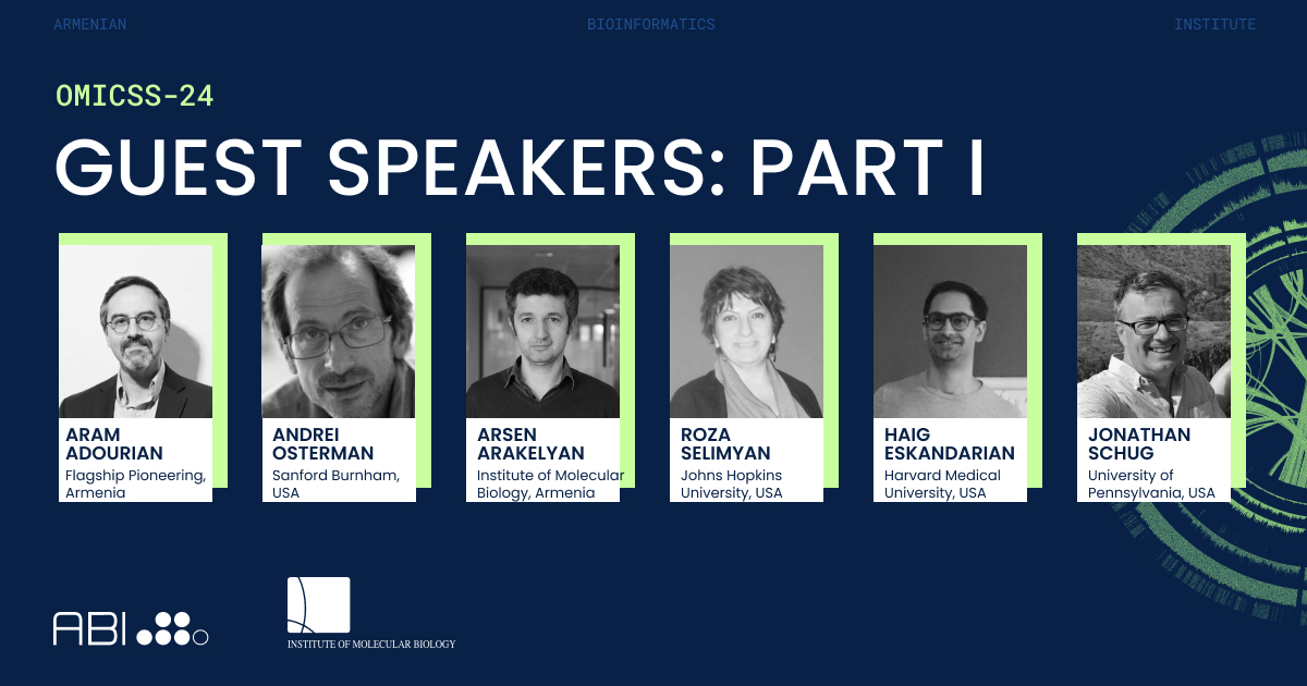 arm_abi's tweet image. Meet our OMICSS-24 Guest Speakers who'll share their expertise and projects with students. These leaders in bioinformatics r set to provide transformative insights and inspiring stories that will elevate your learning experience.
abi.am/education/omic…
#bioinformatics #school