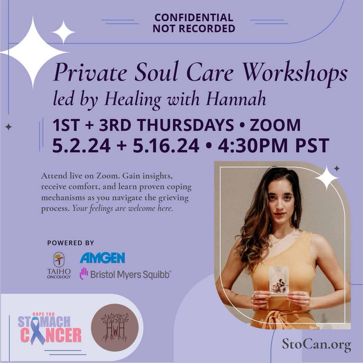 Our Soul Care Grief workshops meet twice a month and are designed to be a supportive environment for people to share their experiences, emotions and concerns with others who are also experiencing grief. These grief workshops are designed to be educational and empowering, as w ...
