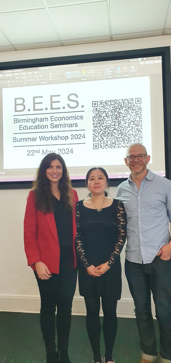 Join us on the 22 of May @unibirmingham for our BEES Summer Workshop. To secure your place, in person or online, register here: forms.office.com/e/kEbTneB8WX. Full program and speaker's abstracts here: #Birmingham #Economics #Education #Seminars