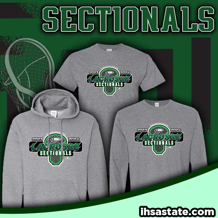 Lacrosse sectionals are approaching in a few weeks, so make sure you check out our site for all products! Ihsastate.com #lacrosse #sectionals #ihsa #illinois