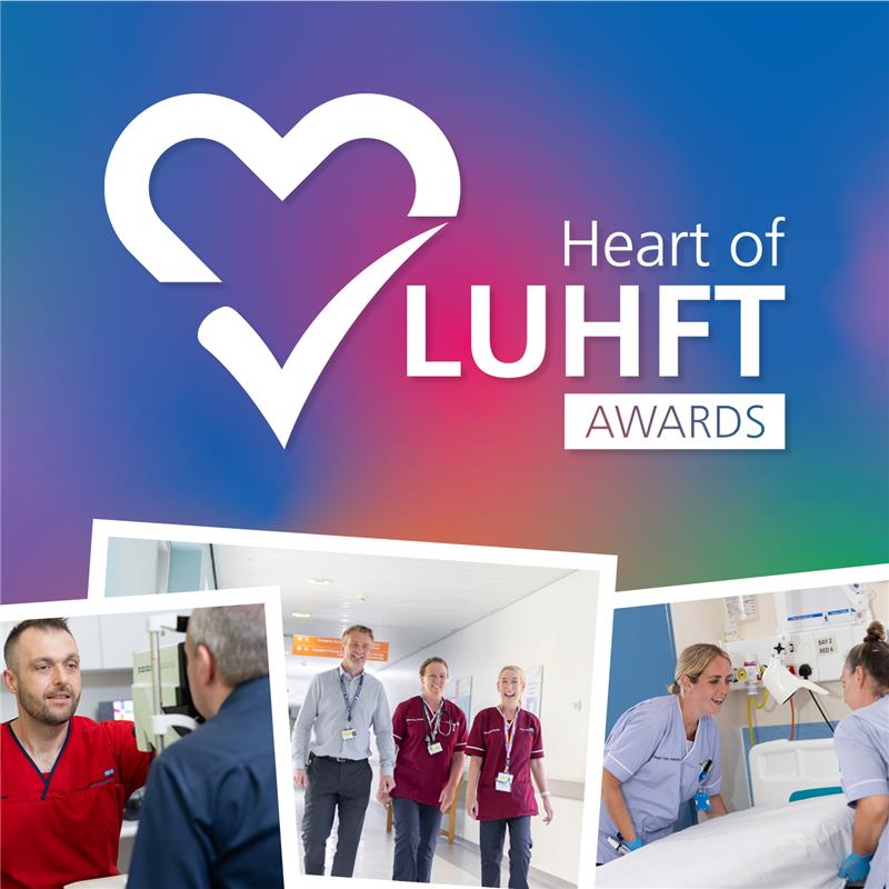 The Heart of LUHFT staff awards 2024 are now open for nominations! If there is a team or individual who has positively impacted your experience in our hospitals, nominate them as your #PatientChampion here > bit.ly/3Wf0beG Nominations close on Sunday 9 June.