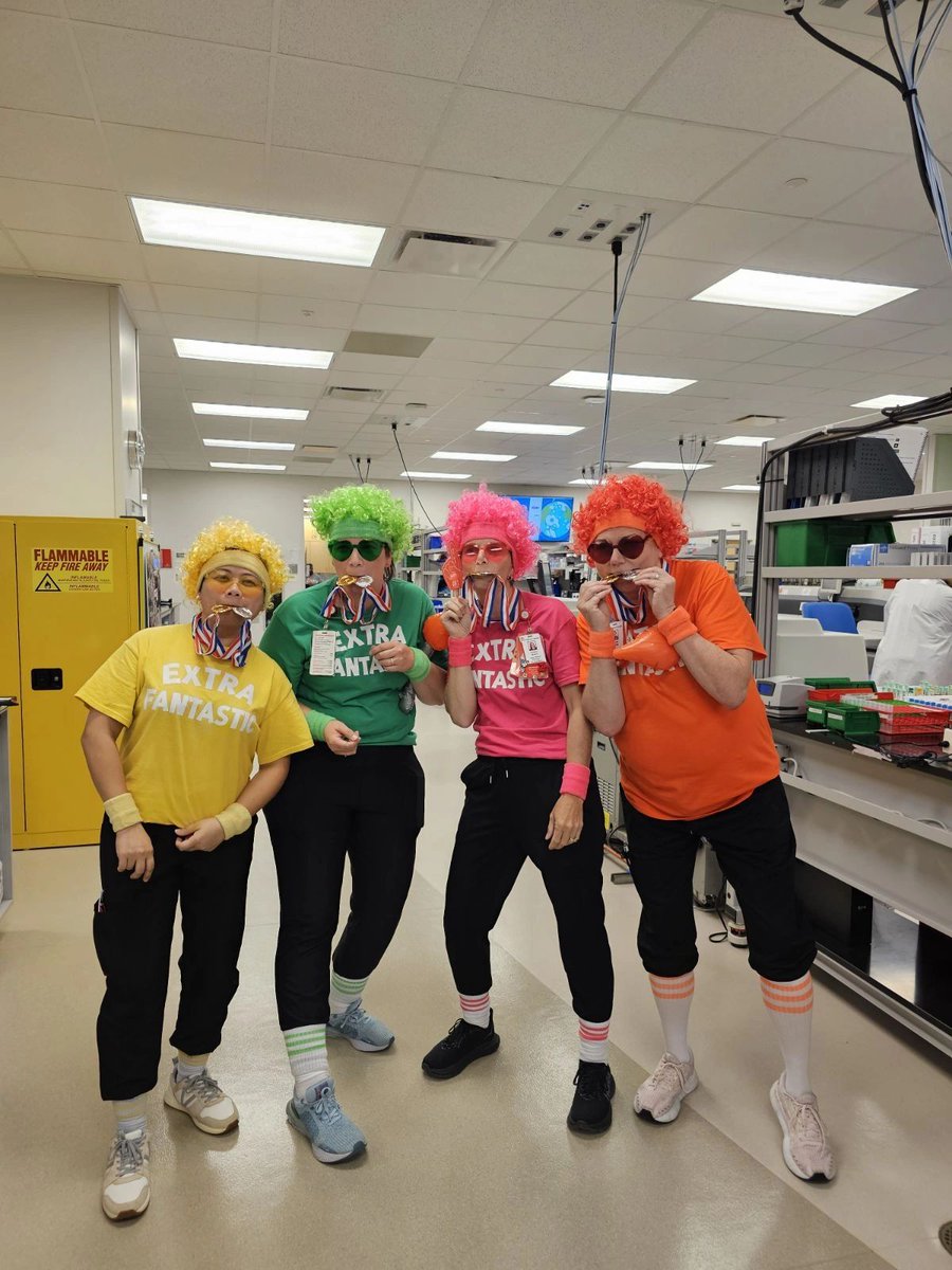 Our TCH Pathology team at the Woodlands campus traded lab coats for team jerseys, supporting @MarchofDimes. From microscopes to field games, our team knows how to have fun on and off the field! #TexasChildrensPeople #BeTheDifference #TCHTWPathology