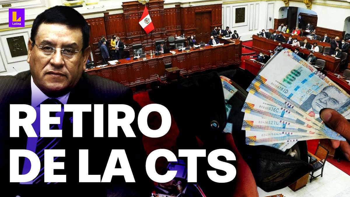 🚨 Pleno del Congreso debatirá retiro del 100% de CTS #ENVIVO ➡️ youtube.com/watch?v=z3twyR… 📲🖥️ Suscríbete a nuestro canal de YouTube. #LatinaNoticias