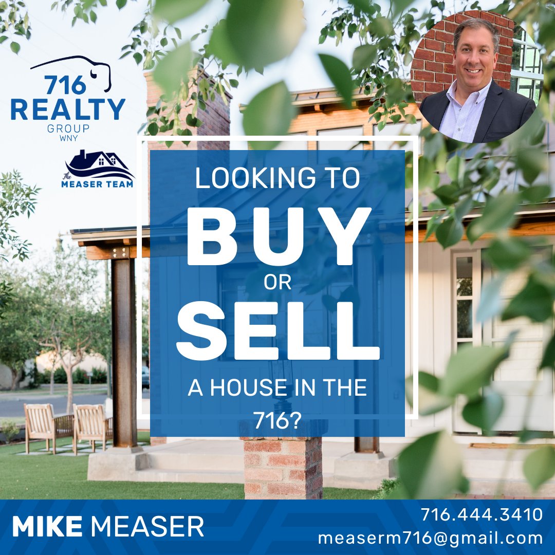 Looking to buy or sell a home?🏡 Looking to buy or sell a home? I'm here for you, to make sure you have all the information you need.💡 #716RealtyGroupWNY #BuffaloRealEstate #BuffaloBrokerage #RealEstate